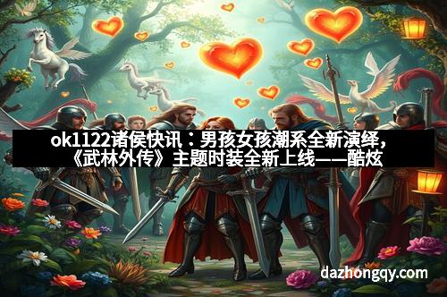 ok1122诸侯快讯：男孩女孩潮系全新演绎，《武林外传》主题时装全新上线——酷炫、趣味、独一无二